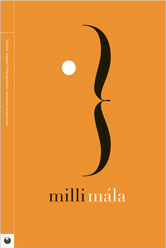Forsíða Milli mála